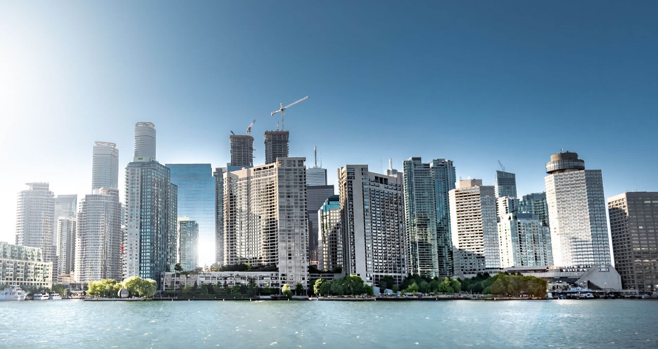 Skyline from the water